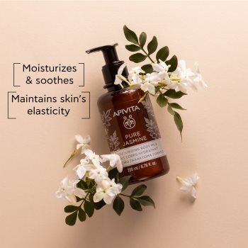 Apivita Pure Jasmine Body Milk loțiune de corp hidratantă - imagine 3